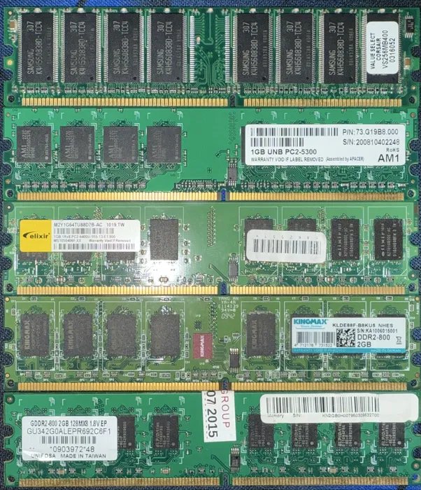 Lot memorii RAM DDR1 DDR2 & laptop - Image 2