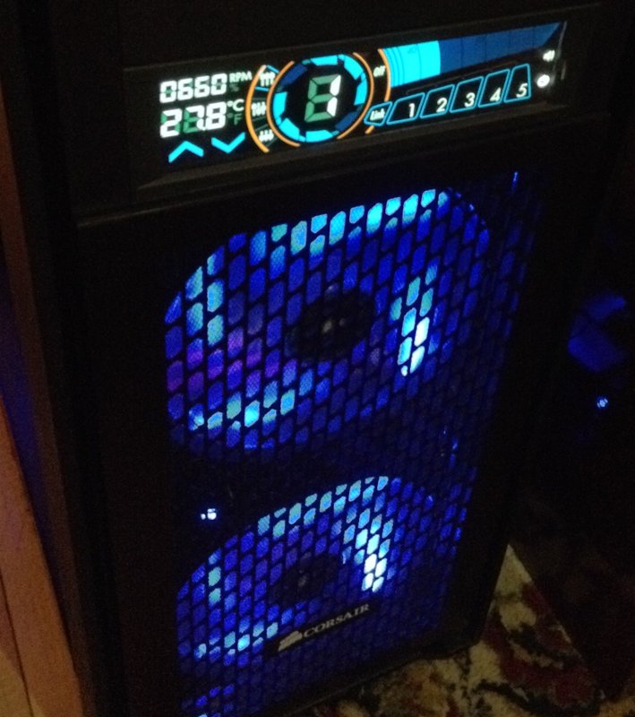 Carcasa PC Corsair Obsidian 450D + 8 ventilatoare Corsair + controller NZXT Sentry 3 - Image 8