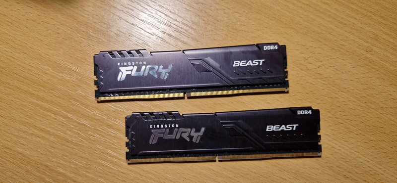 Kingston FURY Beast 32GB (2x16GB) DDR4 3200MHz CL16