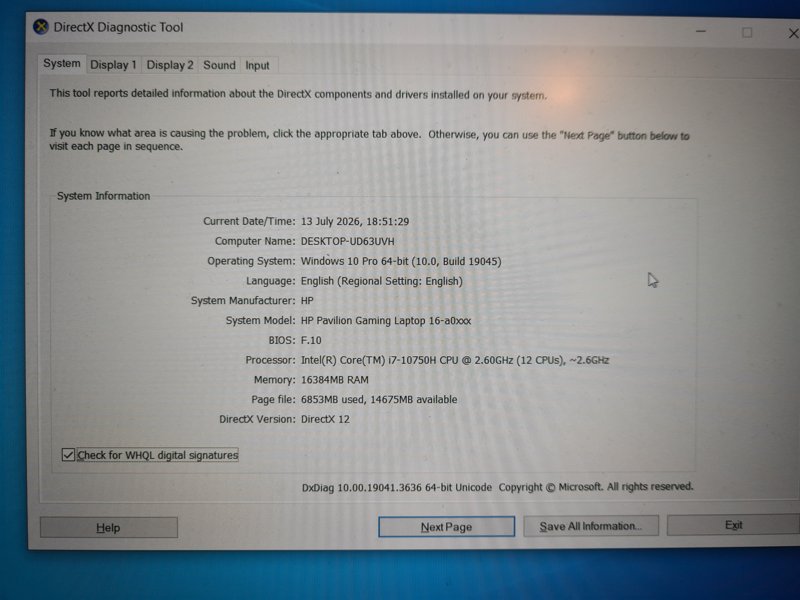 Vand Laptop HP Pavilion Gaming 16-a0033nq - Image 5